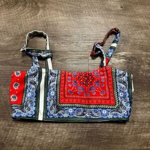 PrettyLittleThing Bandana Print Bikini Top Size 4